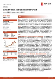 公告点评:全年业绩符合预期,投建电解液项目布局钠电产业链