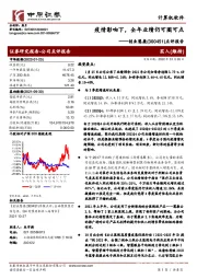 点评报告:疫情影响下,全年业绩仍可圈可点