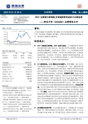 业绩预告点评:2021业绩指引超预期,多领域持续突破助力业绩高增