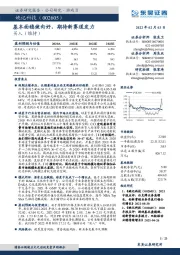 基本面稳健向好，期待新赛道发力