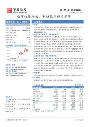 业绩快速增长，电驱黑马稳步发展