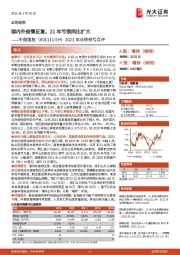 2021年业绩预亏点评：国内外疫情反复，21年亏损同比扩大