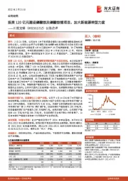 公告点评：投资120亿元建设磷酸铁及磷酸铁锂项目，加大新能源转型力度