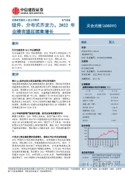 组件、分布式齐发力，2022年业绩有望延续高增长