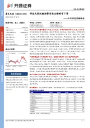 公司信息更新报告:研发及股权激励费用致业绩略有下滑