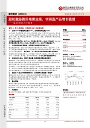 睿创微纳点评报告:股权激励费用拖累业绩,非测温产品增长稳健
