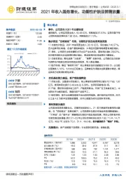 2021年收入强劲增长，功能性护肤品销售放量