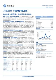 Q4业绩大超预期，低估弹性首选标的