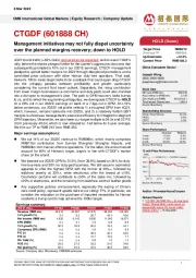 Management initiatives may not fully dispel uncertainty over the planned margins recovery; down to HOLD