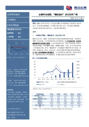 业绩符合预期，“模组超市”成长空间广阔