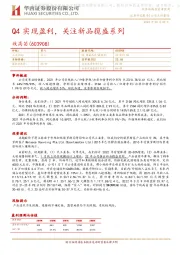 Q4实现盈利，关注新品揽盛系列