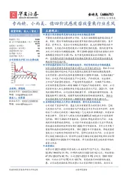 专而精、小而美，借四价流感疫苗放量乘行业东风