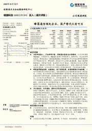 蜂窝通信领先企业，国产替代大有可为