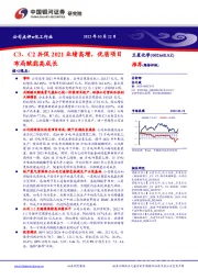 C3、C2共促2021业绩高增,优质项目布局赋能高成长