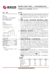 公司简评报告：新能源发力叠加严控煤价，公司业绩有望迎来反转