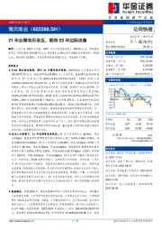 21年业绩有所承压，期待22年边际改善