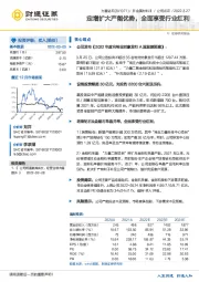 定增扩大产能优势，全面享受行业红利