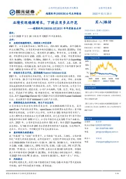 2021年年度报告点评:业绩实现稳健增长,下游应用多点开花