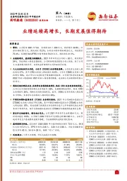 2021年年报点评：业绩延续高增长，长期发展值得期待