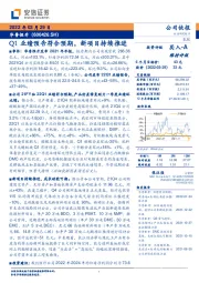 Q1业绩预告符合预期,新项目持续推进