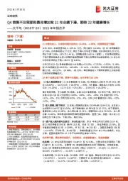 2021年年报点评：Q4销售不及预期和费用增加致21年业绩下滑，期待22年健康增长