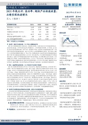 2021年报点评：高功率、超快产品快速放量，业绩实现快速增长