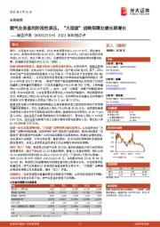 2021年年报点评:燃气业务盈利阶段性承压,“大固废”战略保障业绩长期增长