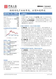 持续深化产业链布局,业绩加速释放