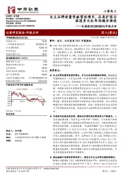 年报点评:自主品牌放量贡献营收增长,品类扩张与渠道多元化布局稳步推进