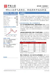 磷化工高景气度维系,新能源掀开成长新篇