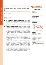 2021年报点评:SiP技术领导厂商,多元化布局成效显赫