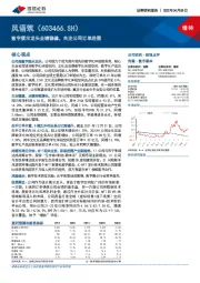 数字展示龙头业绩稳健,关注公司订单进展
