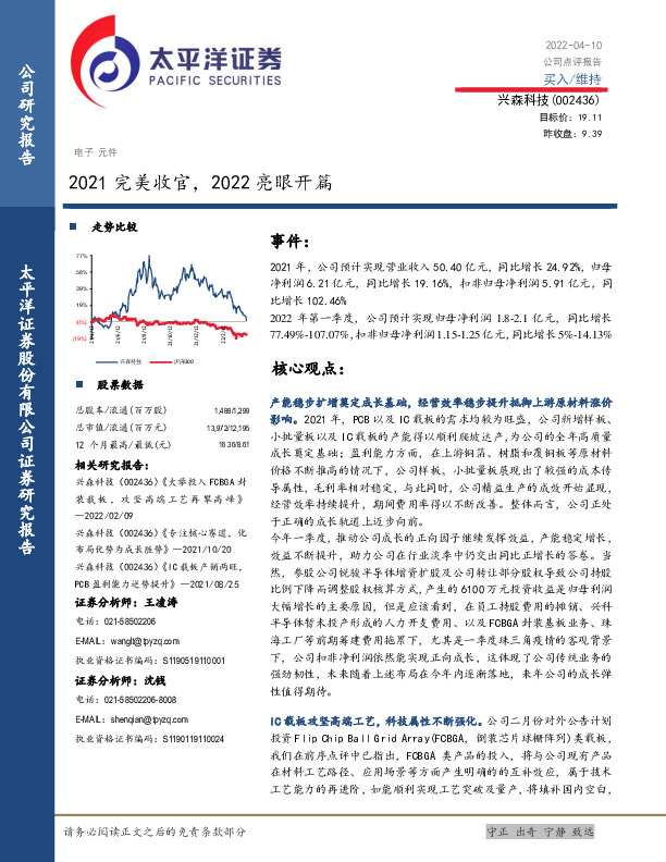 2021完美收官，2022亮眼开篇