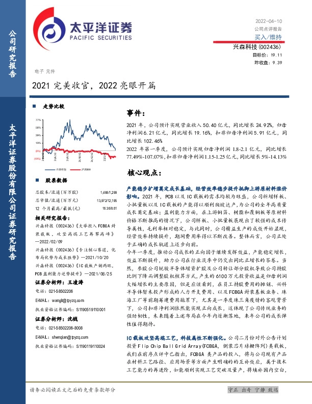 2021完美收官，2022亮眼开篇