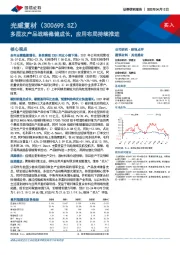 多层次产品战略稳健成长，应用布局持续推进