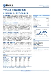 净利润大幅增长，高景气度持续可期