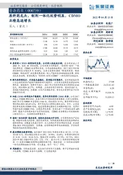 原料药龙头，制剂一体化优势明显，CDMO业绩高速增长