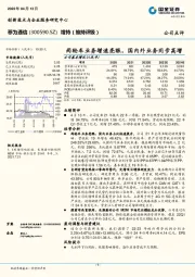 两轮车业务增速亮眼，国内外业务同步高增