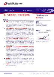 煤、气量价齐升，公司业绩创新高