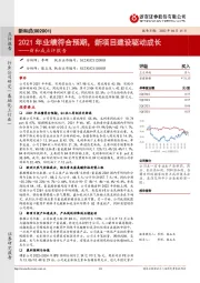 新和成点评报告：2021年业绩符合预期，新项目建设驱动成长