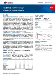 业绩短期承压，海外业务步入新阶段