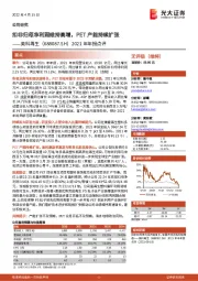 2021年年报点评：扣非归母净利润维持高增，PET产能持续扩张