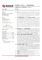 公司简评报告:协同整合子公司发力,一季度高增长延续
