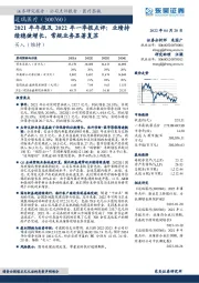 2021年年报及2022年一季报点评:业绩持续稳健增长,常规业务显著复苏