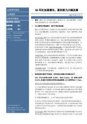 Q4环比加速增长，盈利能力大幅改善