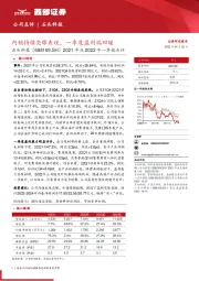2021年及2022年一季报点评:内销持续亮眼表现,一季度盈利端回暖