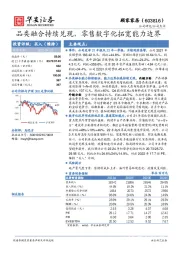 品类融合持续兑现，零售数字化拓宽能力边界