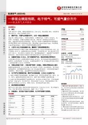 凯美特气点评报告：一季报业绩超预期，电子特气、可燃气量价齐升