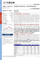 公司信息更新报告：全球锂电王者风范尽显，未来电动车成长核心