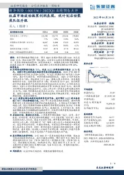 2022Q1业绩预告点评:权益市场波动拖累利润表现,优计划启动聚焦队伍升级